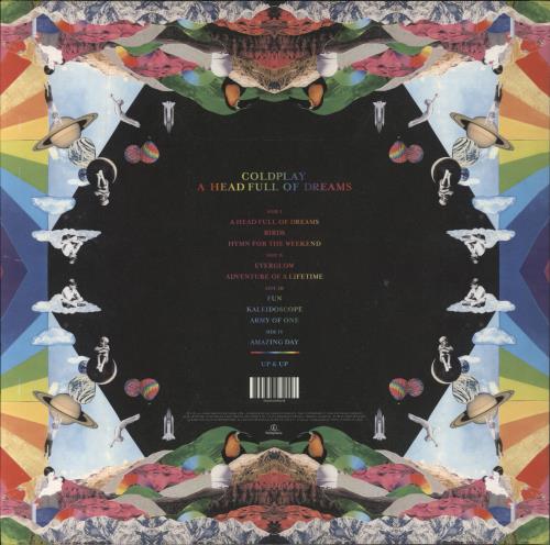 Coldplay A Head Full of Dreams - 180gm Pink Neon & Blue